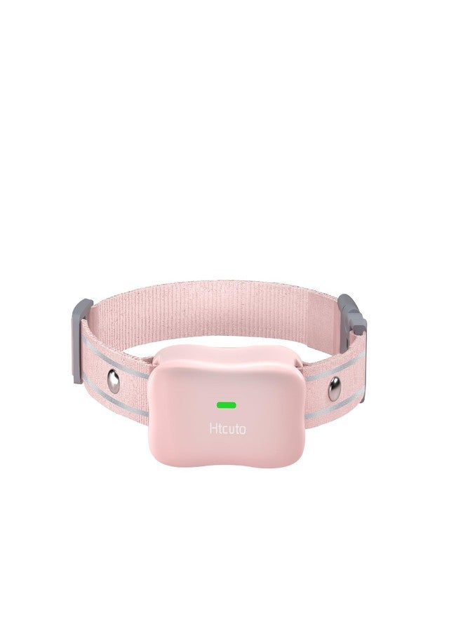 طوق تدريب الكلاب اللاسلكي Htcuto X3 2 في 1 (سياج بطول 3500 قدم) للكلاب الكبيرة/المتوسطة/الصغيرة مع 3 أوضاع تدريب، قابل لإعادة الشحن ومقاوم للماء بمعيار IPX7 (وردي، طوق واحد فقط)