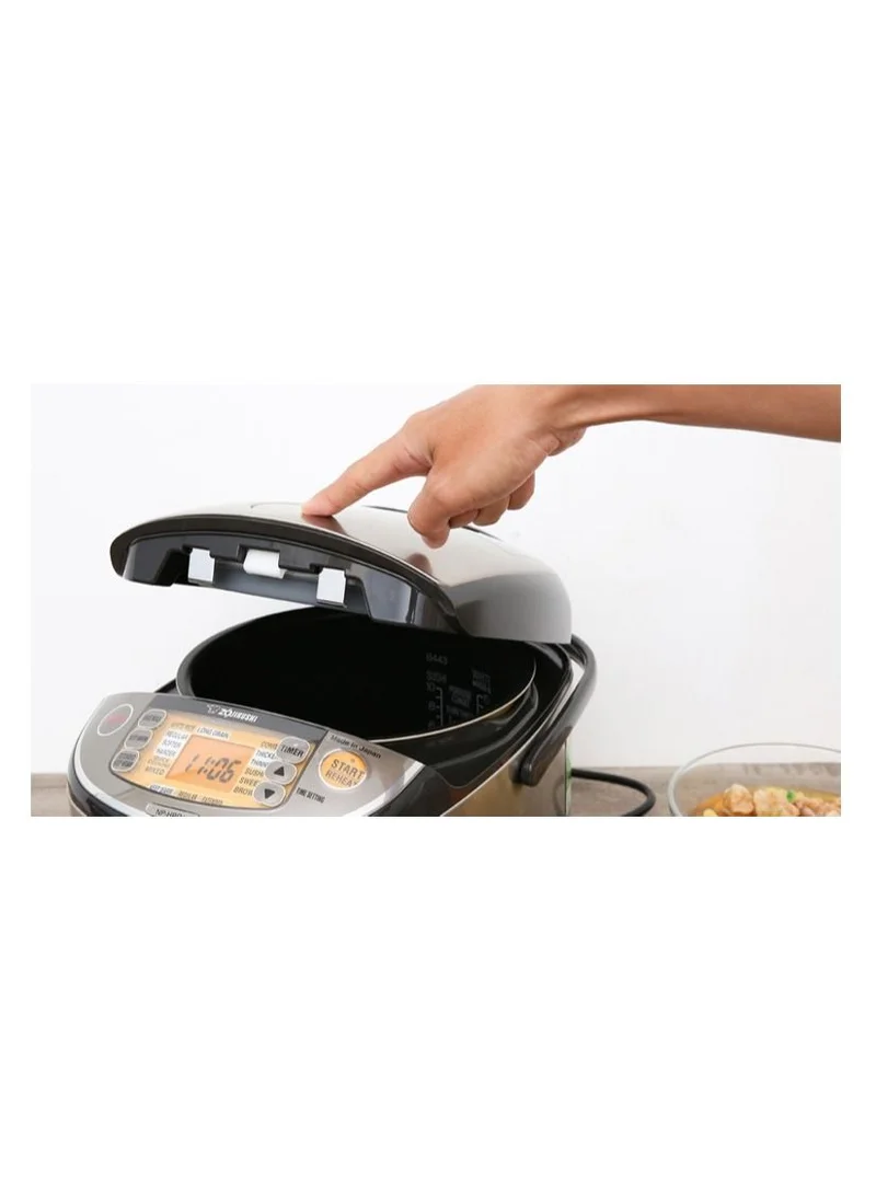Zojirushi Electronic Rice cooker/ warmer 1.0 ltr Stainless brown