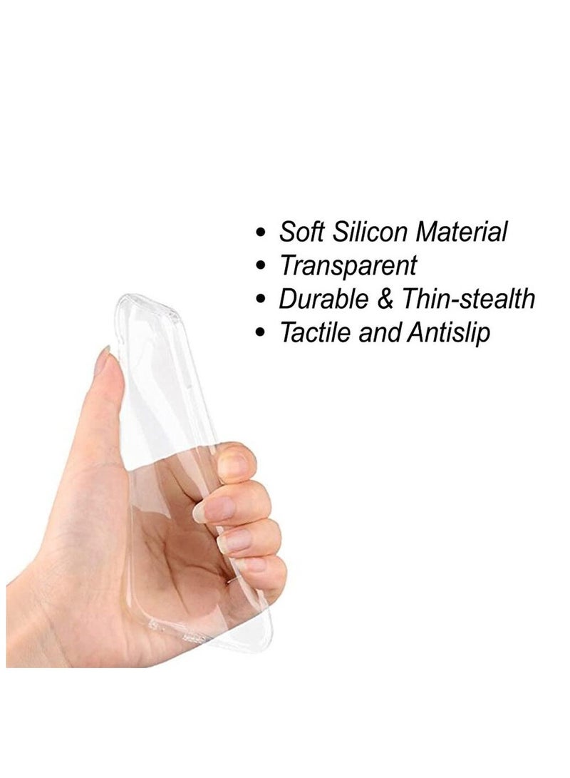 Soft Meterial Slim Transparent Mobile Phone Case For Samsung A03S , Shock Proof Back Cover, Full Body Coverage Lens Protection - Image 3