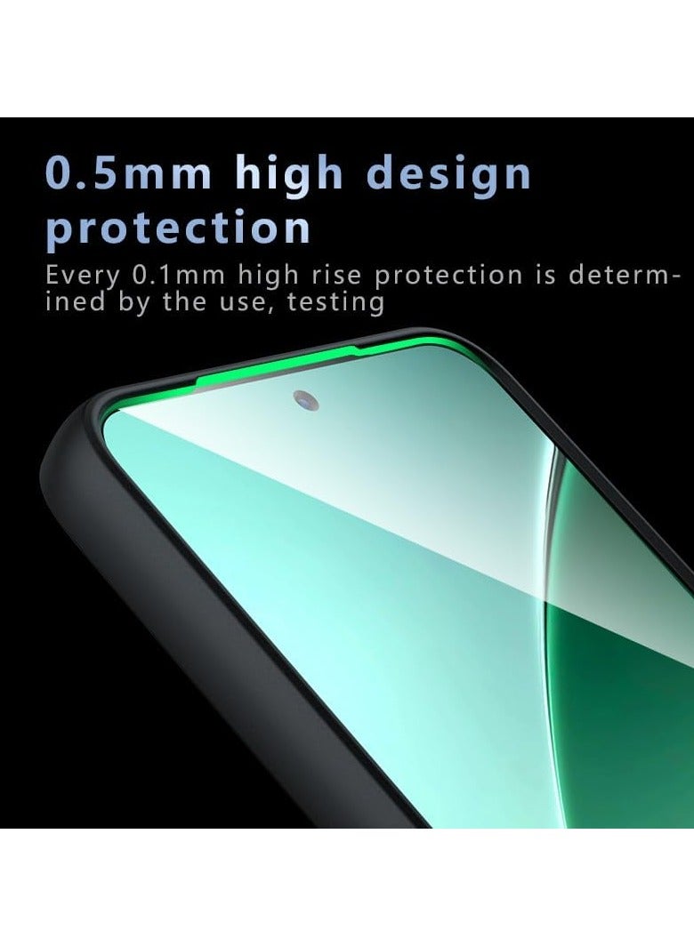 Magnetic Case Compatible with Xiaomi 15 Pro 5G Case, Frosted Matte Armor Back Cover Airbag Shockproof PC+TPU Protective Cover Support Wireless Charging - Image 4