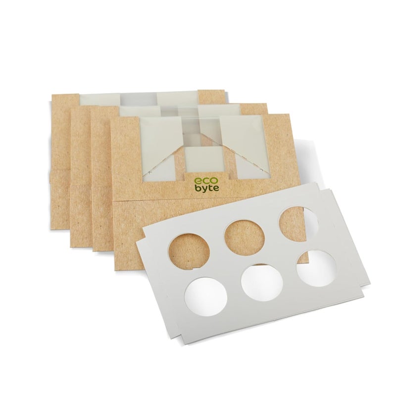 Ecobyte ITC Cupcake Box wWindow 10 x 6 x 4 in wCupcake Holder Inserts 275 in Pack of 20 Recyclable GermFree Takeaway Cup Cake Box for Parties Birthdays Bakery - Image 4