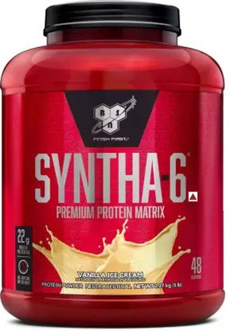 BSN SYNTHA 6 5LB VANILLA ICE CREAM 2.27 KG - Image 1