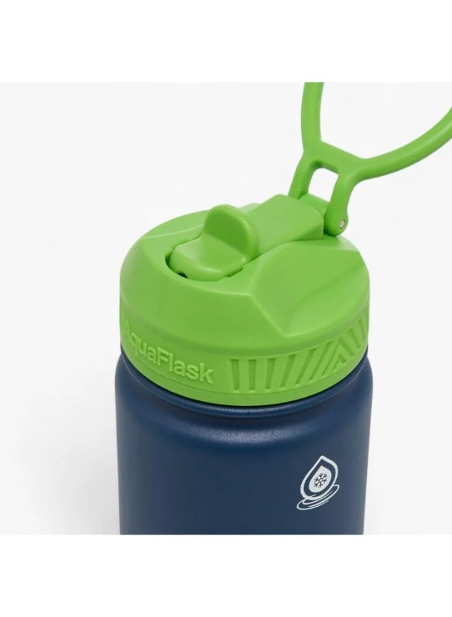 Aquaflask Water Bottles-Kid V2-414 Ml-Spout With Handle- (Stainless Steel) Multicolor \ 8.7X8.7X20.2