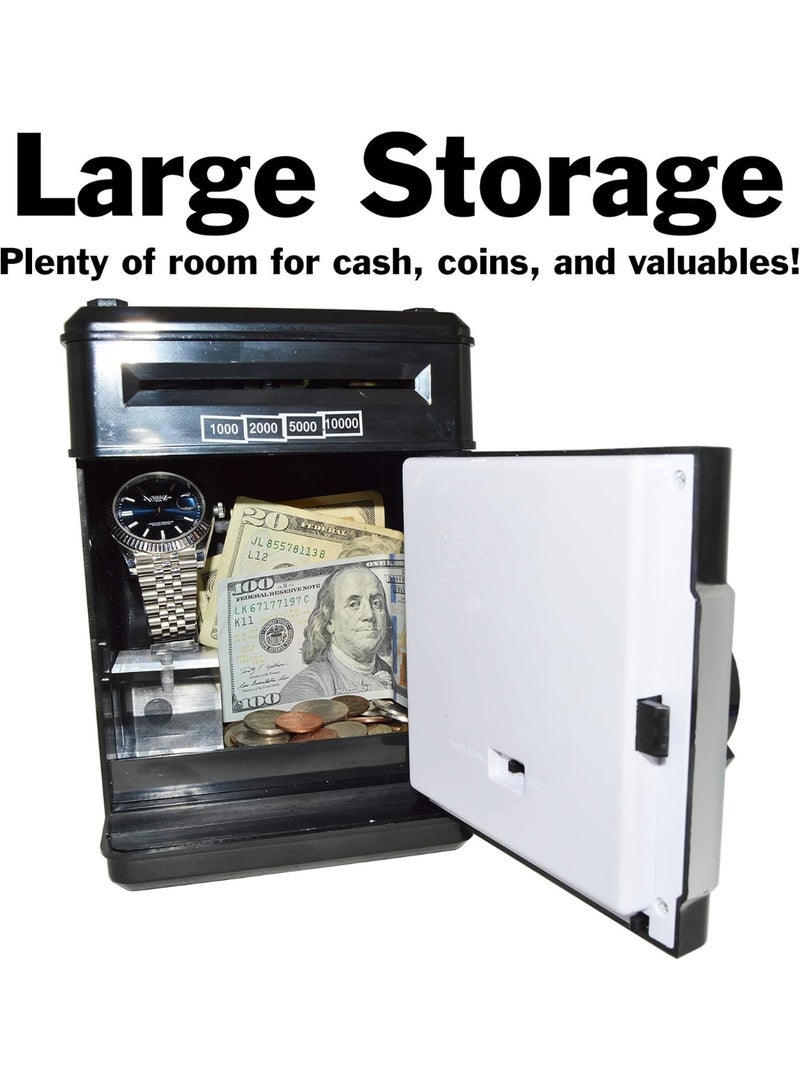 Rally Kids’ Electronic Money Saving Bank with Keypad & Password – Safe Educational Piggy Bank - Image 4