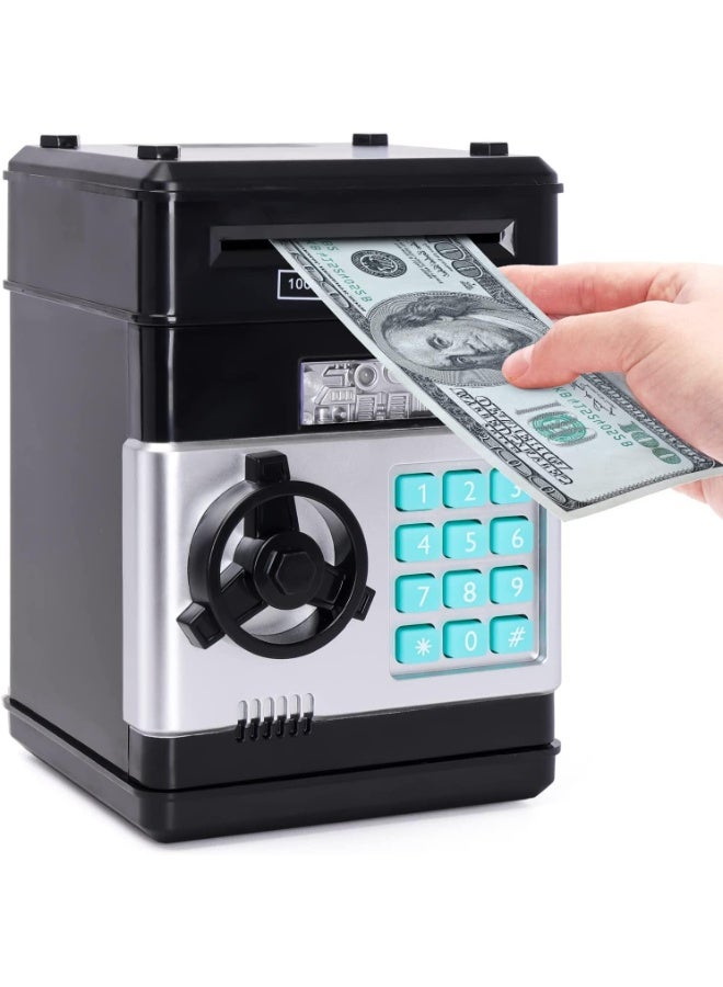 Rally Kids’ Electronic Money Saving Bank with Keypad & Password – Safe Educational Piggy Bank - Image 1