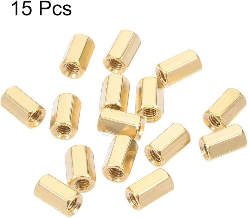 براس M4x10 أنثى أنثى سداسي PCB حامل فاصل لـ FPV طائرة بدون طيار لوحة الكمبيوتر 15 قطعة - Image 3