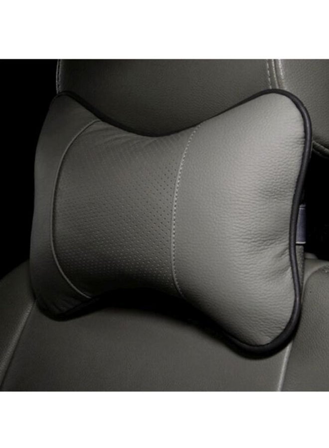 MUNTAQI Synthetic Leather Car Headrest Neck Safety Pillow - Image 2