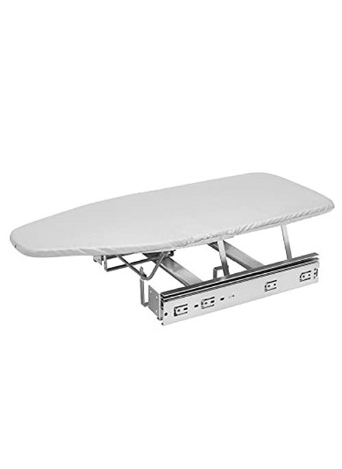 Rev-A-Shelf RevAShelf PullOut Stowaway Closet or Drawer Ironing Board wBallBearing Slides Retractable Foldable and Adjustable Gray CIB16CR 