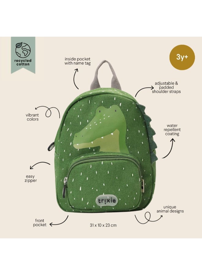 Trixie Kids Backpack Regular - 12 Inch/30.5 cm - Mr. Alligator - Image 3