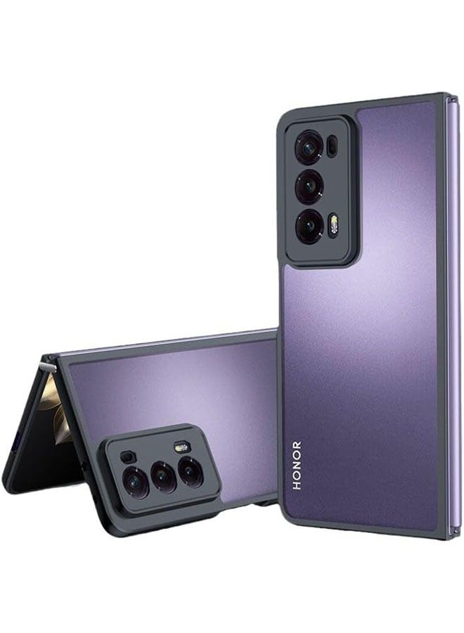 Clear Case Compatible with Honor Magic V2 Full coverage lens precision hole shell For Magic V2 - Image 1