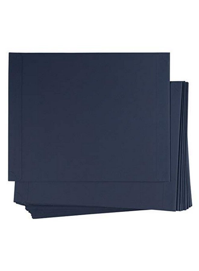 Sustainable Greetings 48Pack Single Sided Award Certificate Holders Bulk Certificate Holders For Graduation Diploma Employee Appreciation Certification (Fits 8.5X11 Navy Blue) - Image 1