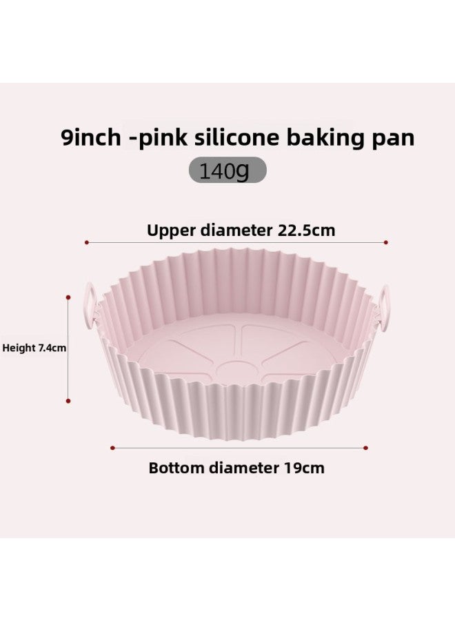 New Air Fryer Silicone Baking Tray Air Fryer Silicone Pot Air Fryer Silicone Baking Tray Mat 