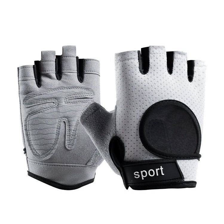 Sports Gloves With Air Cushion Anti Slip Wear Resistant Protection For Fitness Cycling And Outdoor Activities - Image 2