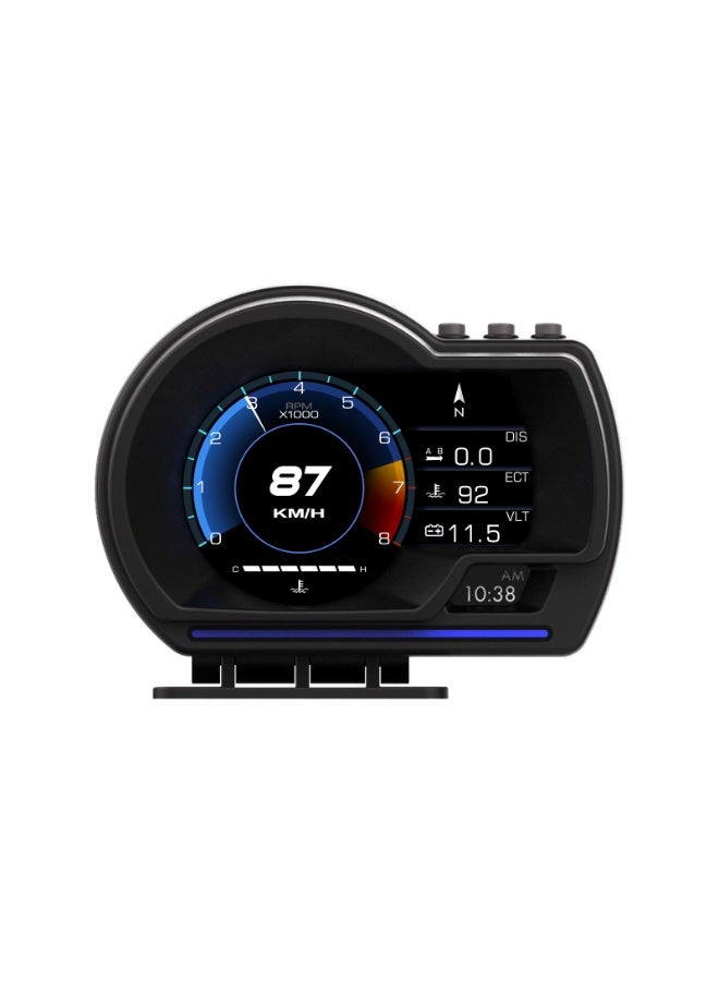 شاشة عرض ذكية عالية الدقة، عداد سرعة مُعاد تركيبه للسيارات، شاشة عرض ذكية، عداد سرعة رقمي للسيارة - Image 3