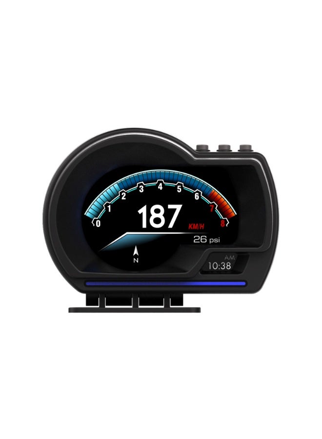 شاشة عرض ذكية عالية الدقة، عداد سرعة مُعاد تركيبه للسيارات، شاشة عرض ذكية، عداد سرعة رقمي للسيارة - Image 4