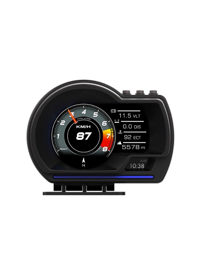 شاشة عرض ذكية عالية الدقة، عداد سرعة مُعاد تركيبه للسيارات، شاشة عرض ذكية، عداد سرعة رقمي للسيارة - Image 2