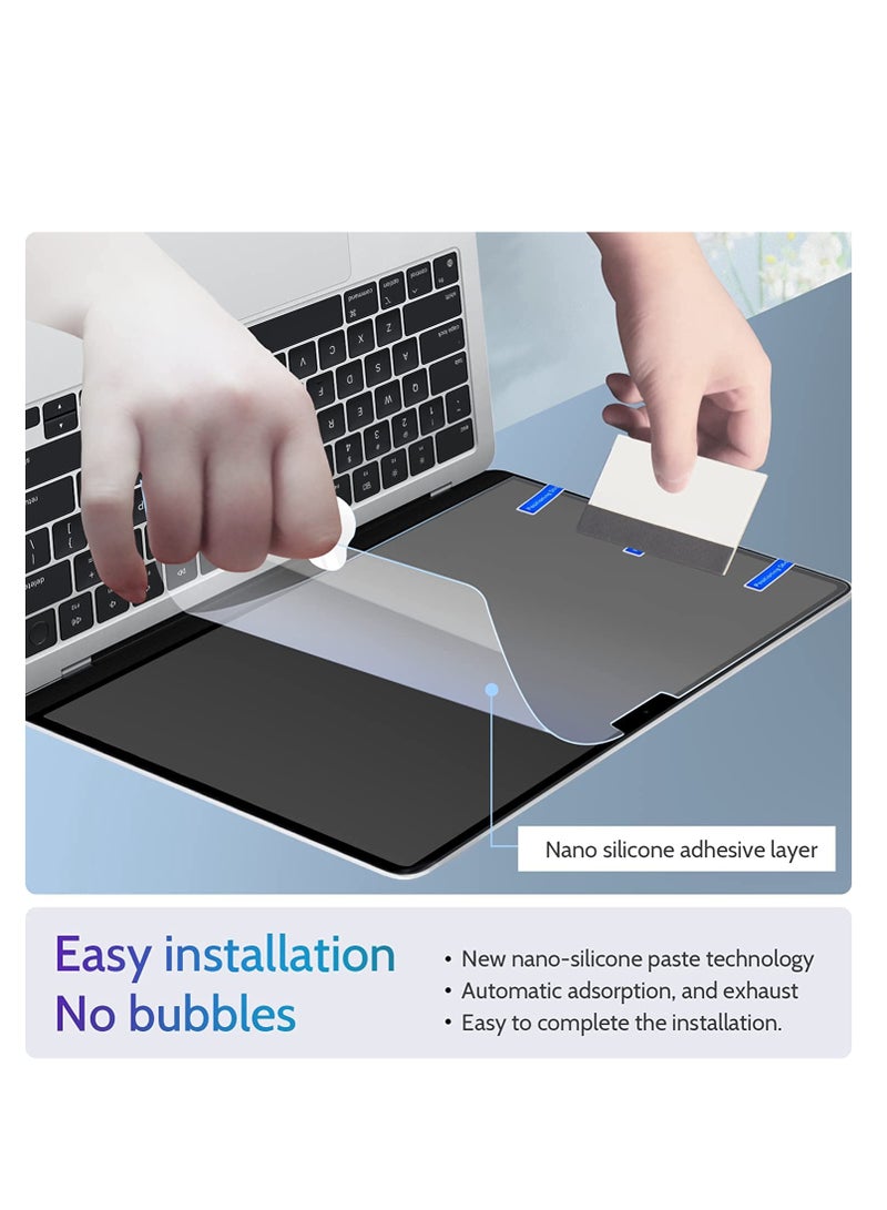 1Pack Compatible with MacBook Air 13.6'' Apple M2/M3/M4 Chip(A2681/A3113/A3240) Blue Light Screen Protector, Anti Glare Film/Anti Scratch Laptop Screen Protector Guard for MacBook Air 13.6 Inch  - Image 3