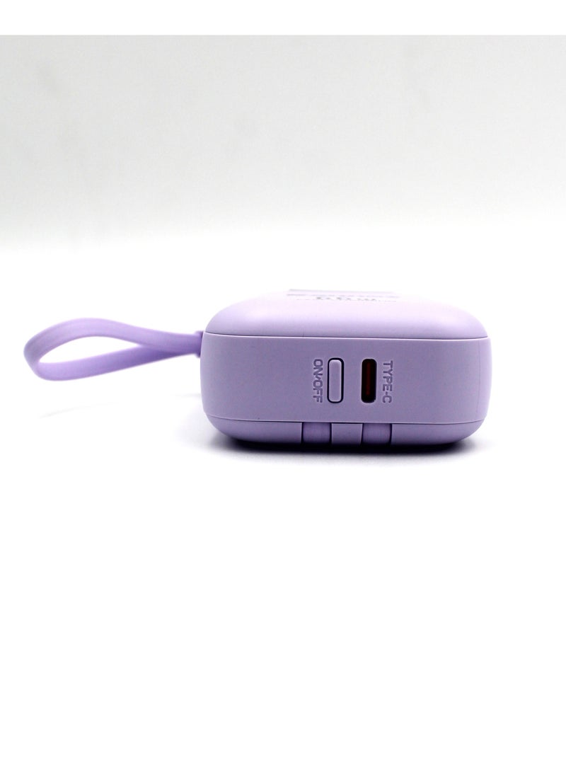 Kannzz Mini Power Bank: 66W Quick Charging, Digital Display, Built-in Cable, 10000mAh Capacity - Image 3