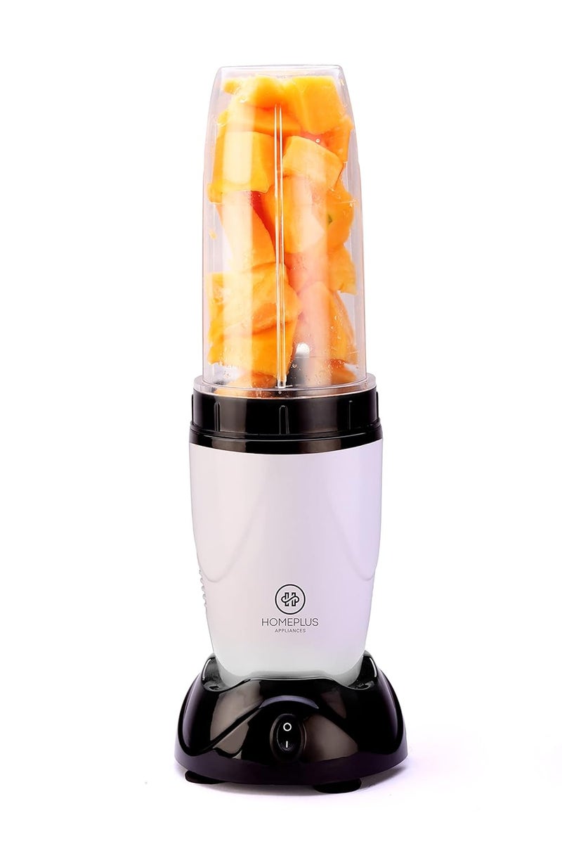 Home Plus Homeplus Nutri Blender for smoothie and juices | Juicer mixer grinder | Smoothie maker blender for Kitchen | Powerful 400W motor 20000 RPM | Shake maker, Chutney, Nutribullet blender (White) - Image 3