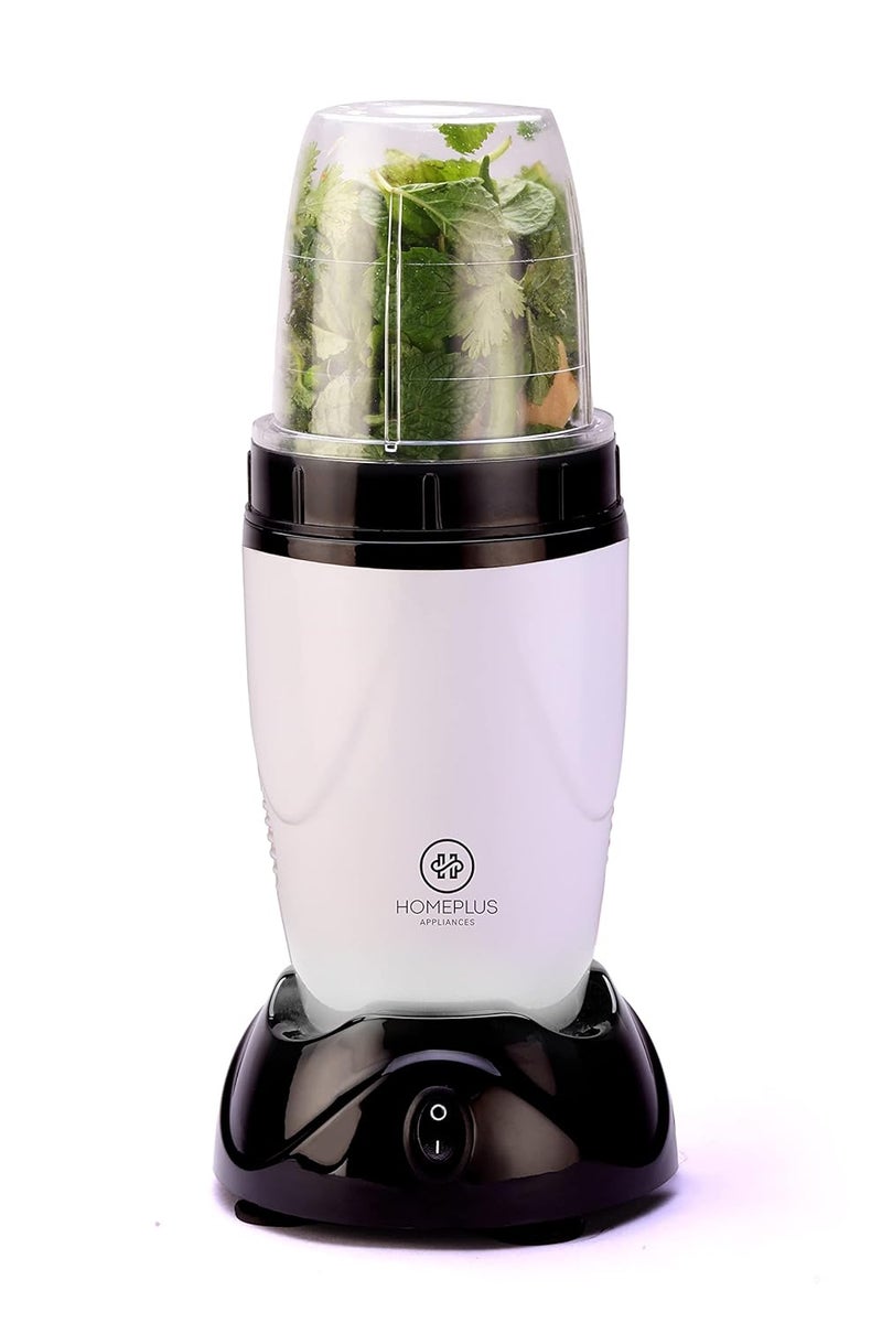 Home Plus Homeplus Nutri Blender for smoothie and juices | Juicer mixer grinder | Smoothie maker blender for Kitchen | Powerful 400W motor 20000 RPM | Shake maker, Chutney, Nutribullet blender (White) - Image 4