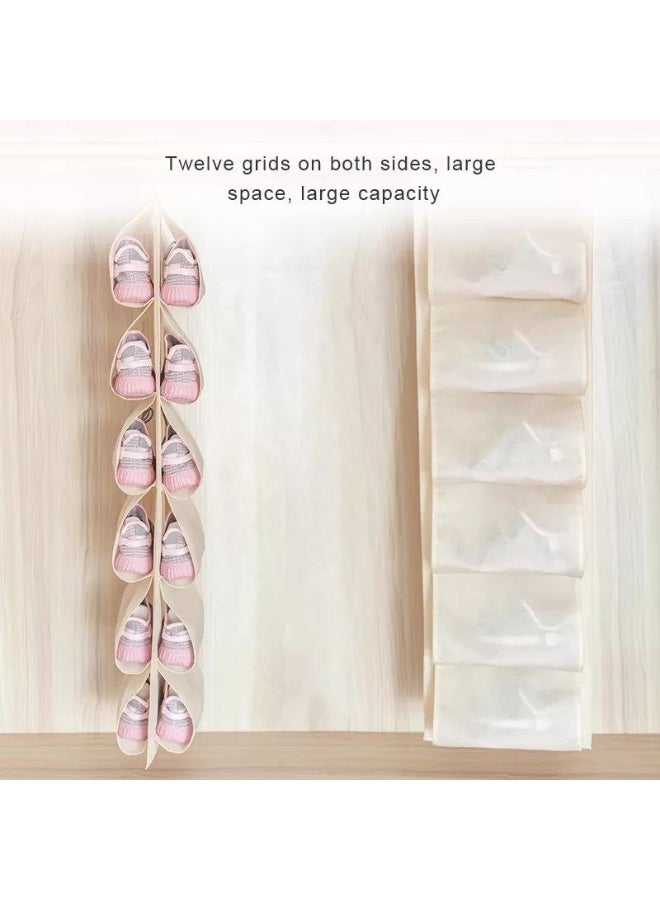 Genius Shoe Organizer for Closet – 10 Slots – 2 Pieces – Washable & Space-Saving w - Image 4