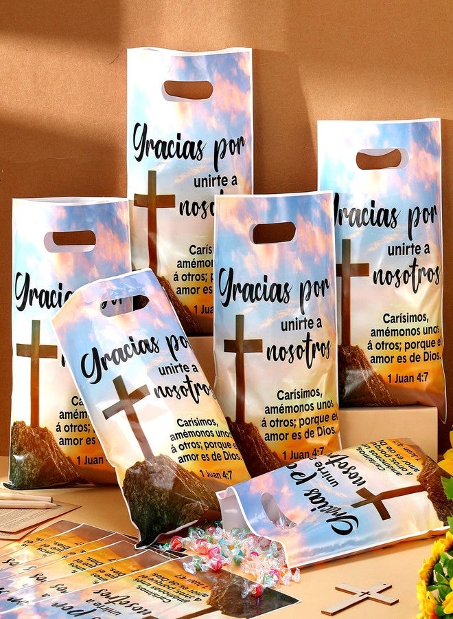 Supervitae 108 Pcs/36 Sets Church Welcome Gift Pockets Bulk Church Visitor Gifts 36 Religious Brochure Bags with Handle 36 Thank You for Joining Us Ballpoint Pen 36 Bookmark for Christian Supplies - Image 3