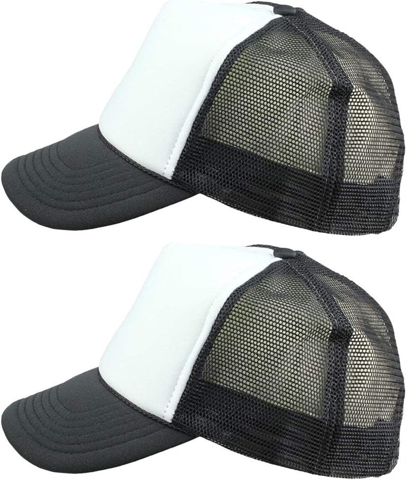 ImpecGear 2 Packs Youth Kid's Baseball Caps Trucker Hats Mesh Cap(2 for Price of 1) - Image 1