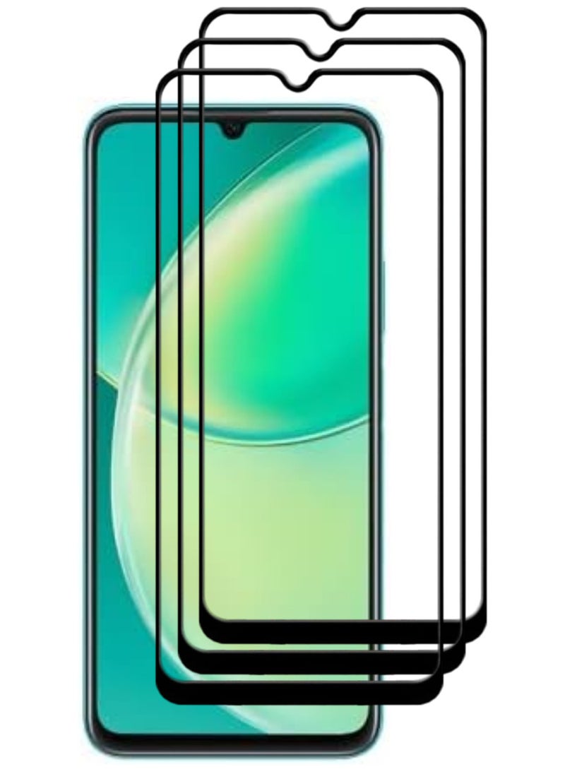 ACLIX 3 Pieces Antistatic ESD Dustproof Premium Quality High Definition Tempered Glass Screen Protector Designed For Huawei nova Y60 - Image 1