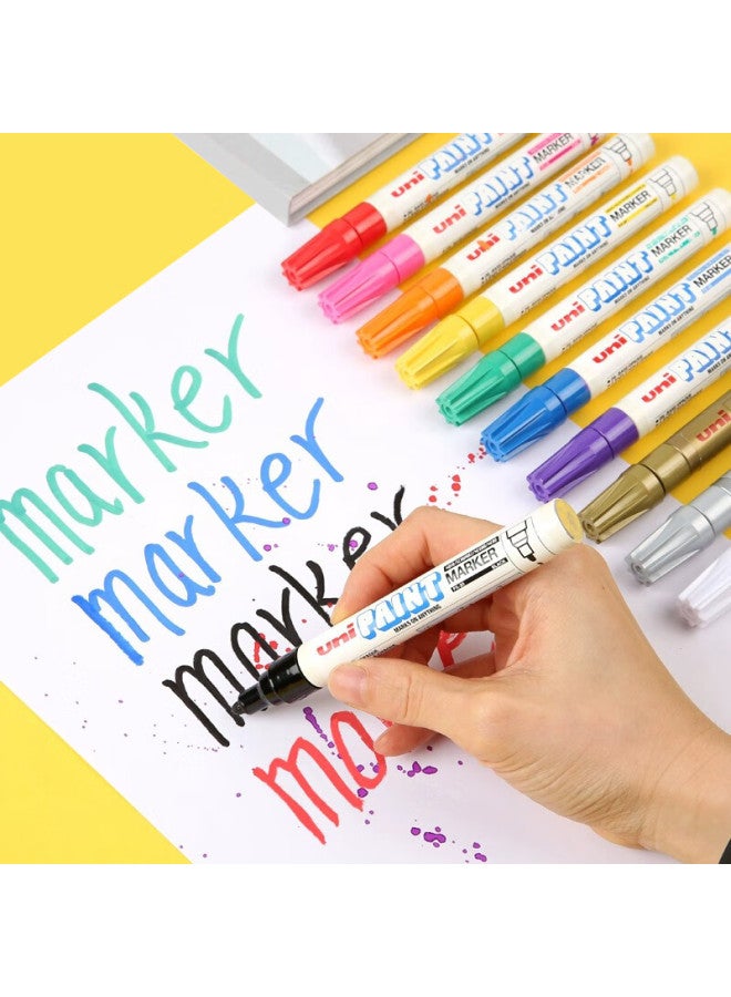 Uni Mitsubishi (Uni) Px-20 Medium-Sized Paint Pen (Orange), 2.2-2.8Mm (12-Pack), (Suitable For Car Touch-Up Painting) - Image 3
