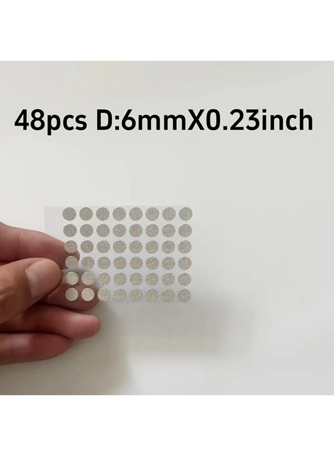 6mm 48pcs Self Adhesive Conductive Tape Dots Controller Button Repair Patch For Remote Control Keyboard Game Console - Image 1
