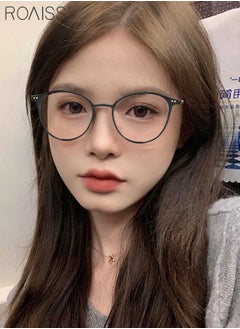 roaiss Women's Blue Light Blocking Glasses Blue Light Filter Computer Reading Gaming TV Phones Round Eyeglasses Fashion Anti Eyestrain Headache Eyewear  - Image 2