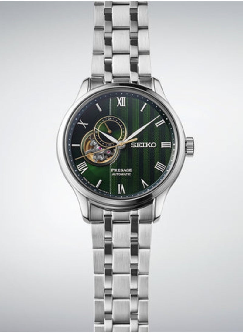 Seiko - ​Seiko Presage SSA463J1 New Japanese Zen Garden Green Automatic Men's Watch with Open-Heart Dial​ - Image 1