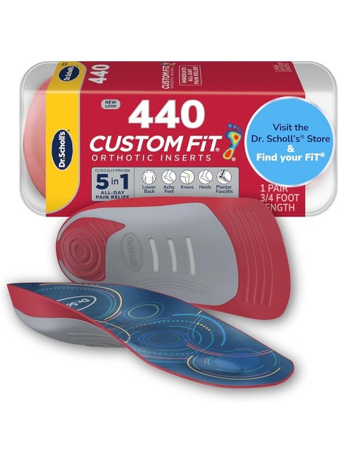 Dr. Scholl's Custom Fit Orthotic Inserts, CF 440, Red