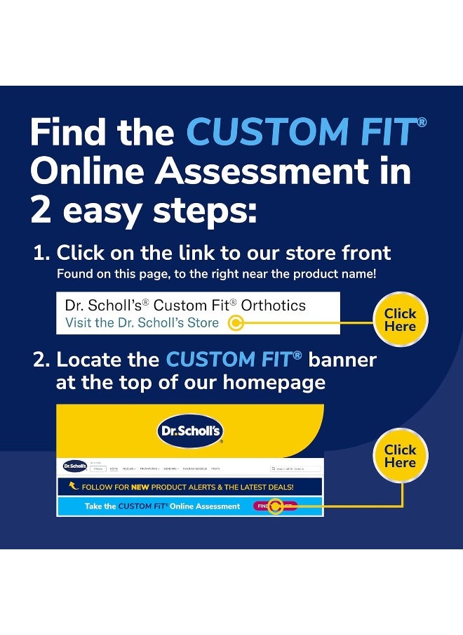 Dr. Scholl's - Dr. Scholl's Custom Fit Orthotic Inserts, CF 440, Red - Image 1