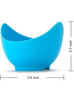 Generic Set of 4 Silicone Egg Poacher Cups with Ring Standers for Microwave, Air Fryer, and Stovetop Egg Cooking - Non-Stick, BPA-Free Egg Boiler Mold Cup for Perfect Poached Eggs  - Image 5