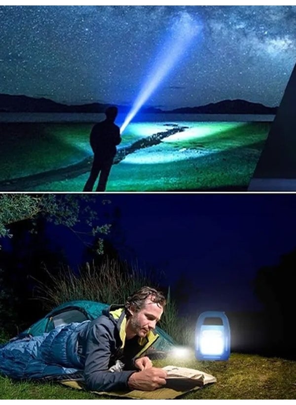 Hero Led 3 Watt Rechargeable Solar Powered Solar Flashlight 3 Mode Camping Lamp  - Image 3