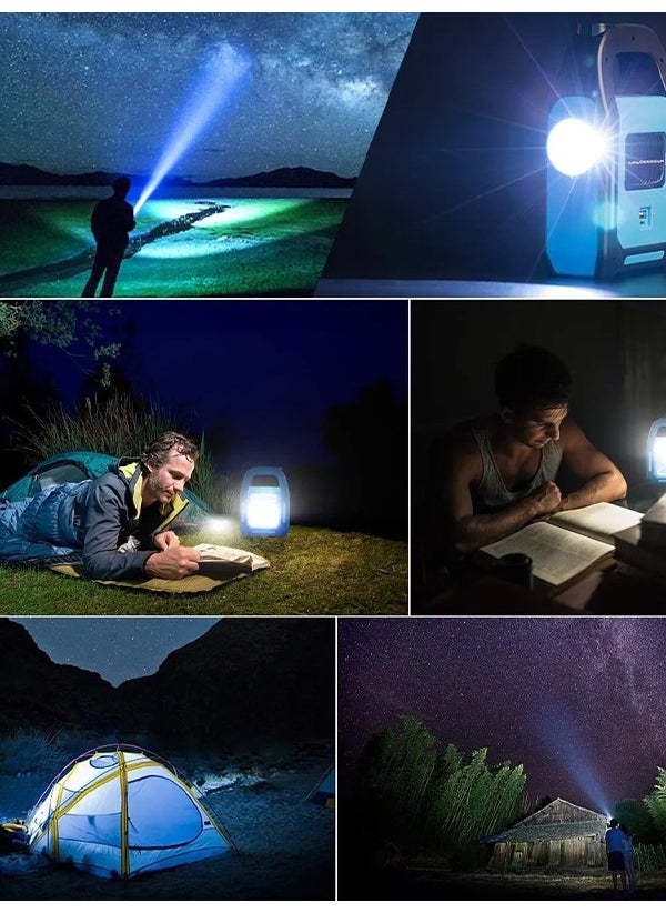 Hero Led 3 Watt Rechargeable Solar Powered Solar Flashlight 3 Mode Camping Lamp  - Image 5