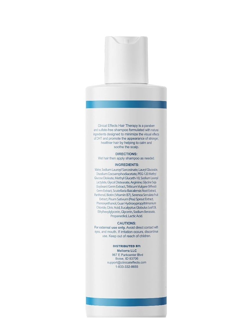 Clinical Effects Clinical Effects Hair Therapy Shampoo – Biotin Shampoo with Anagain and Baicapil - Supports Hair Growth for Women and Men - Made in the USA - 2 Bottles  - Image 2