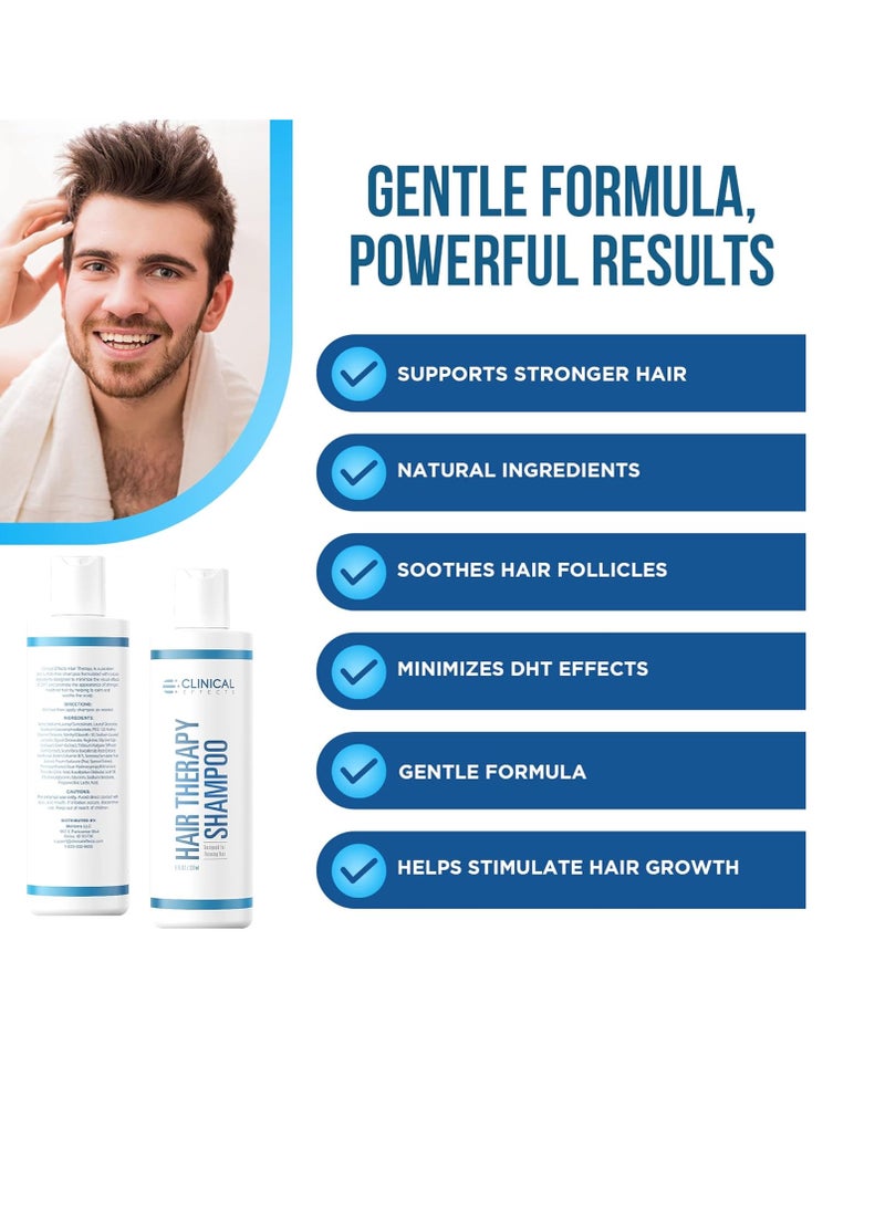 Clinical Effects Clinical Effects Hair Therapy Shampoo – Biotin Shampoo with Anagain and Baicapil - Supports Hair Growth for Women and Men - Made in the USA - 2 Bottles  - Image 3