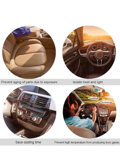 PADOM Padom Car Windshield Sun Shade Umbrella, Foldable Car Sun Shade Windshield, Fit Sedan SUV Pickup Truck Most Vehicles Car Window Shades, Front Windshield Sunshade for car Accessories (50"*26")  - Image 2