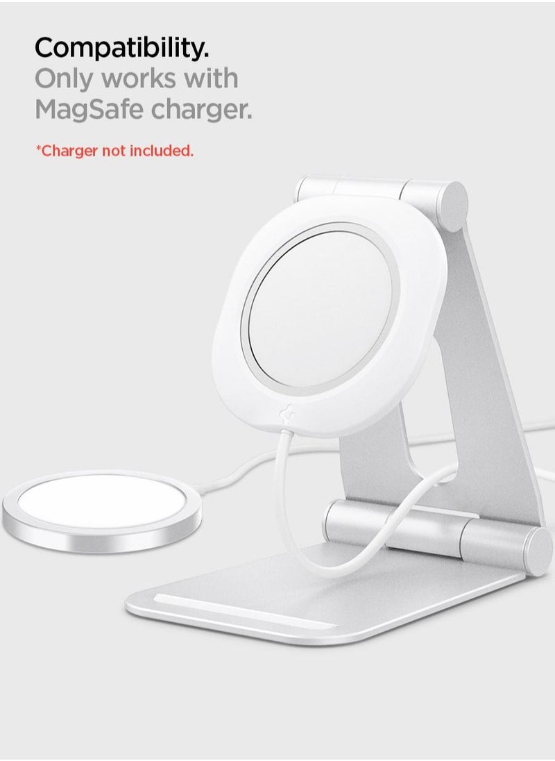 Spigen - Mag Fit Aluminum Adjustable MagSafe Charger Pad Stand For Apple iPhone 12/12 Mini/12 Pro/12 Pro Max - Image 1
