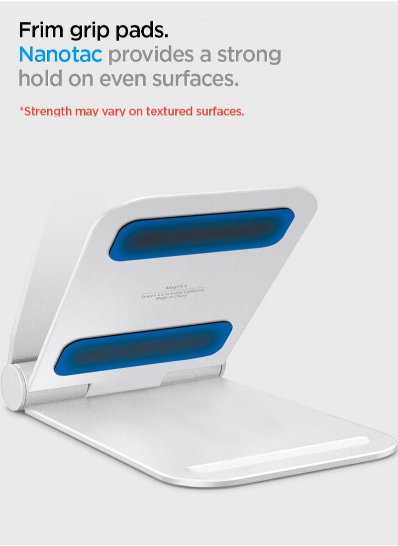 Spigen - Mag Fit Aluminum Adjustable MagSafe Charger Pad Stand For Apple iPhone 12/12 Mini/12 Pro/12 Pro Max - Image 1