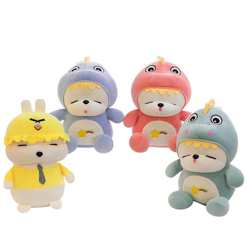 Y&D Zoo PP Cotton Durable Plush Toy Cute Animal Cartoon Embroidery Soft and Fun Weighted Stuffed Toy for Birthday izable - Image 5