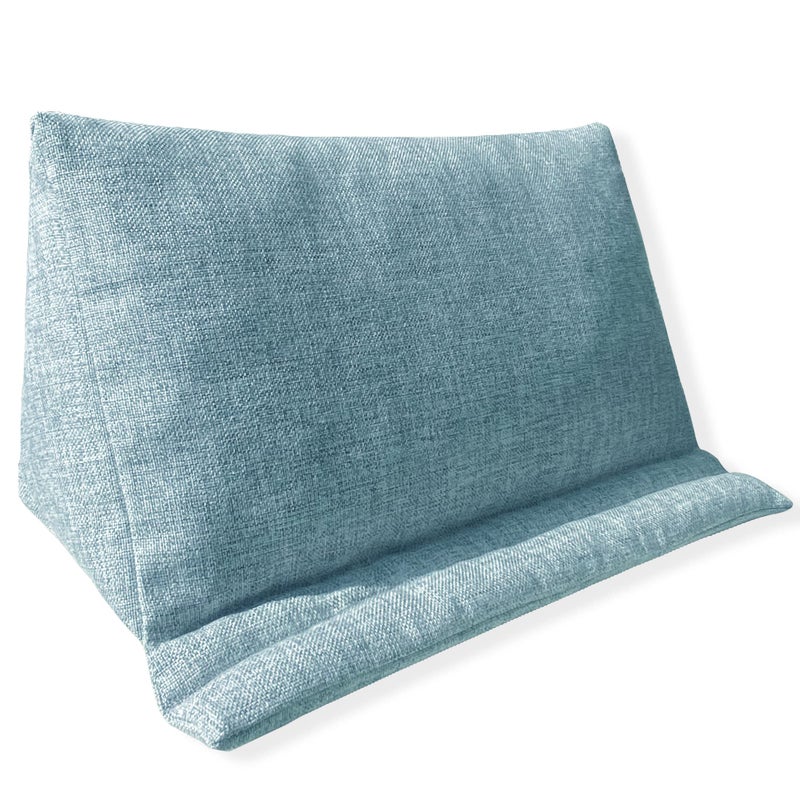 Tablet Holder for Reading in Bed Pillow Stand Laying Down for Lap Reader Accessories Gifts for Book Lovers EReaders Universal Fit for Desk OfficeKitchenBedside Dusty Blue
