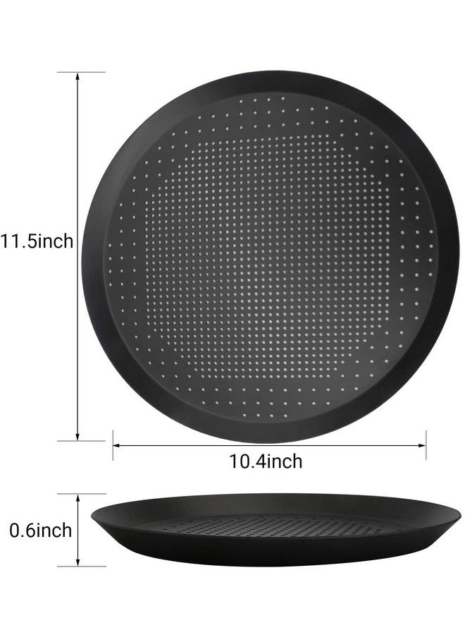 HARI® Pizza Pan 12 Inch with Holes Perforated Pizza Tray Aluminum Alloy Round Pizza Crisper Pans Oven Baking Pizza Bakeware Pizza Baking Tray for Home Restaurant Kitchen (Silver) - Image 3