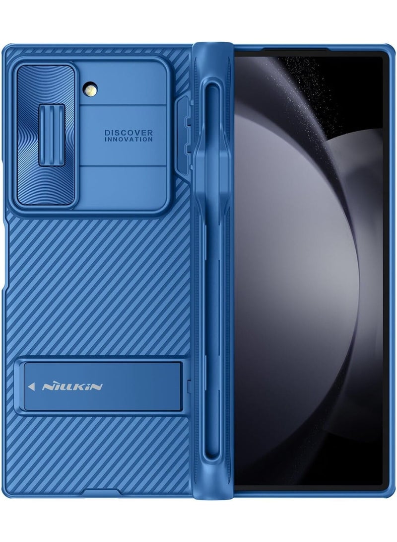 Nillkin CamShield Fold Case with Pen Holder & Stand for Samsung Galaxy Z Fold 6 5G| Stylish Protection & Convenient Stand - Blue - Image 2