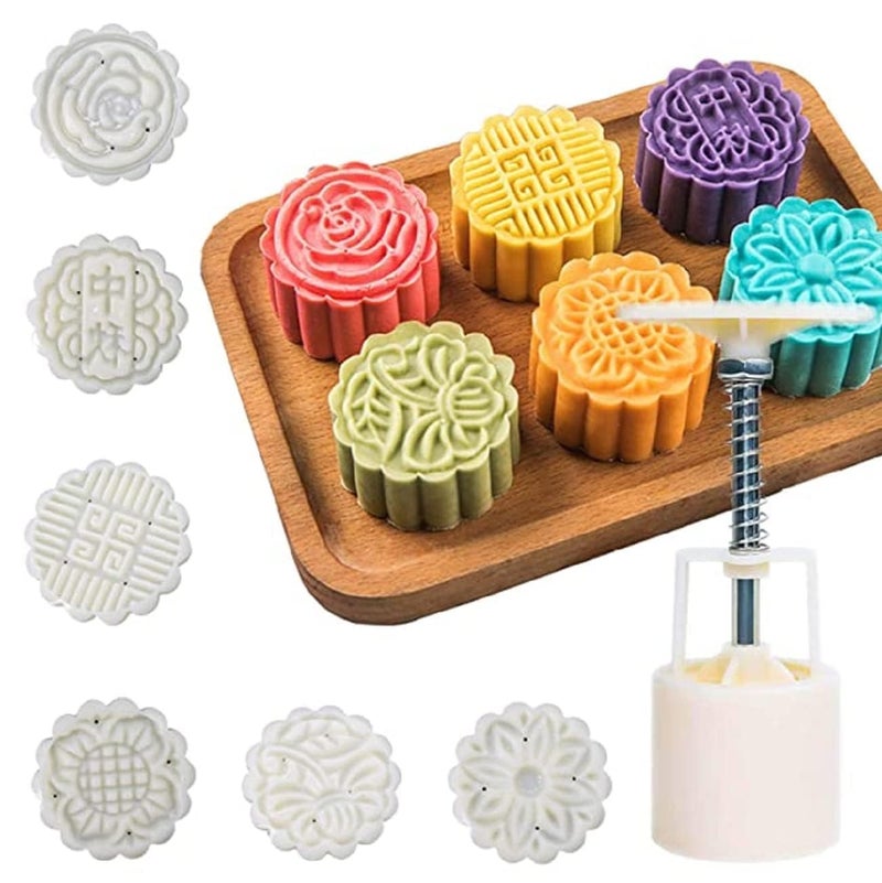 Cheet enterprise Cheet enterprise Fondant Decorative 6pcs Punch Set Food Mould Tool Cookie Presser Fondant Punch Thickness Adjustable Baking Accessories Kitchen Tools Hand Press Mould Deco1Pcs  - Image 5