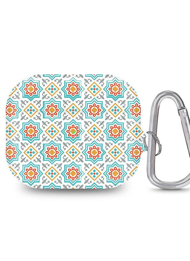 Stylizedd - StylePods Case for Airpods 3rd Gen Case With Anti-Lost Keychain - Moroccan Mosaic - Image 1