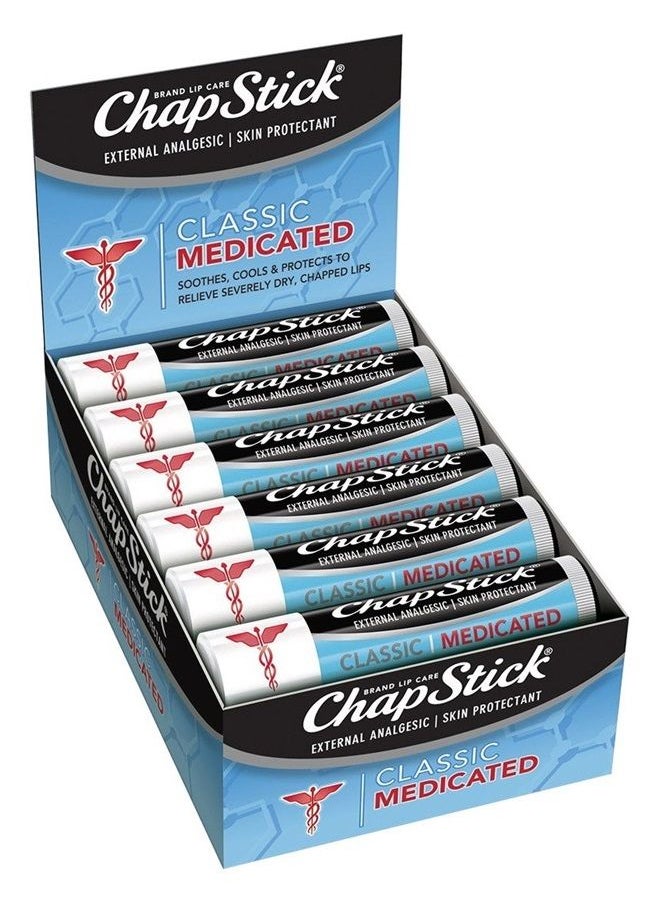chapstick Classic Medicated, 0.15 oz, 12-Stick Refill Pack  - Image 1