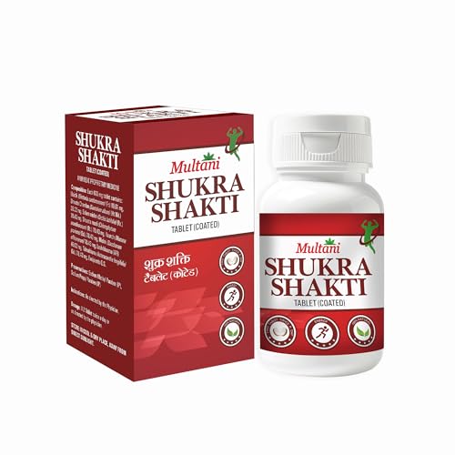 Multani Shukra Shakti Ayurvedic Capsules | For General Overall Health - 60 Tablets - Image 1